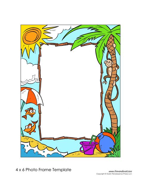 Printable Picture Frames Templates